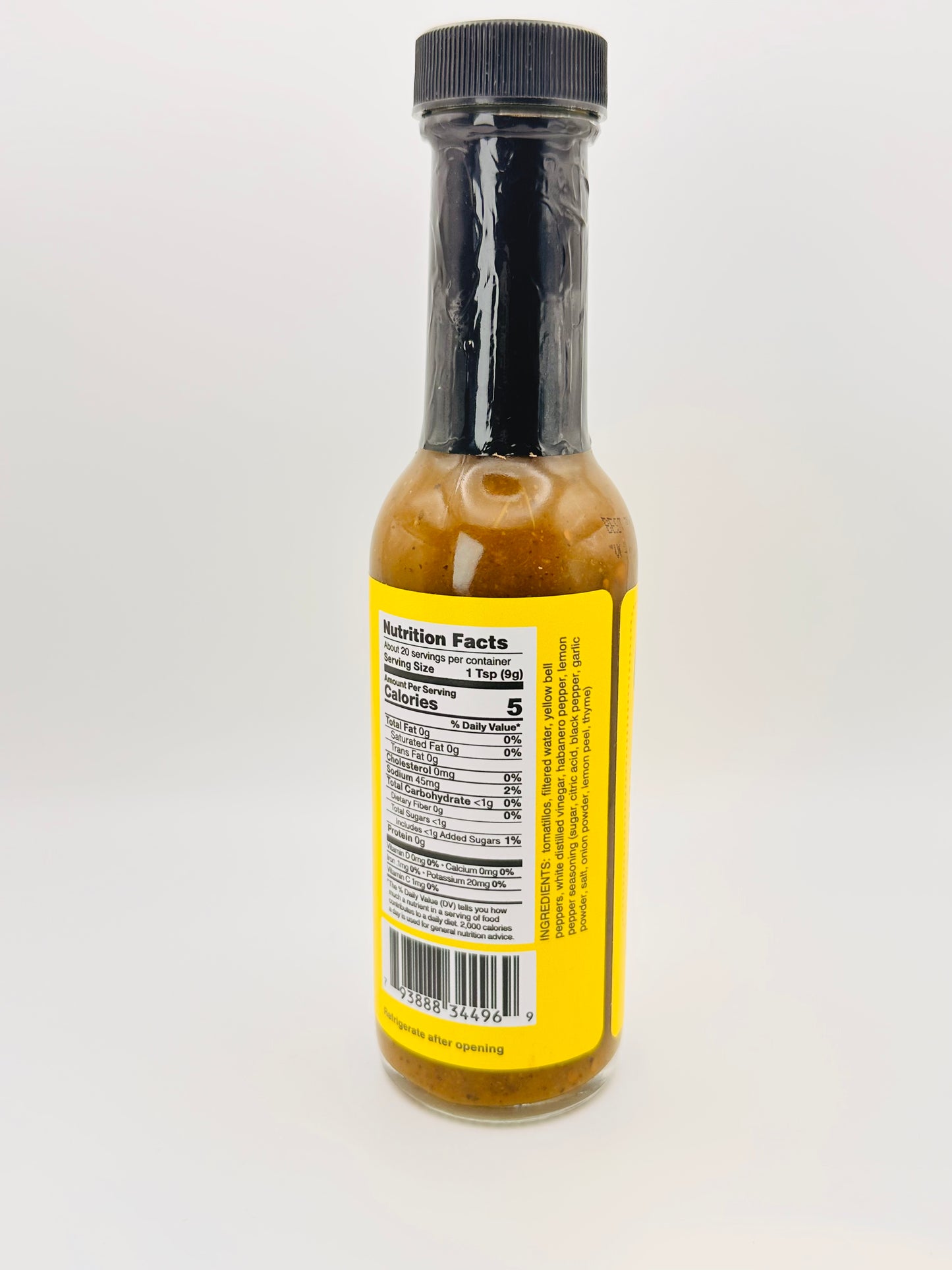 Zesty Lemon Pepper Hot Sauce