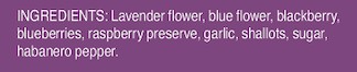 Lavender Lava Hot Sauce