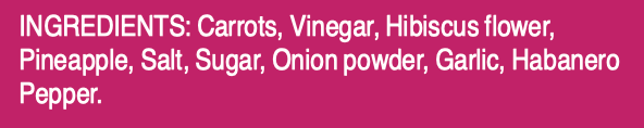 Hot-Biscus - Hibiscus Hot sauce